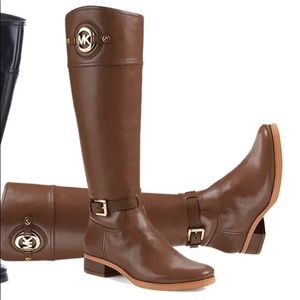 Micheal Kors Leather Boots